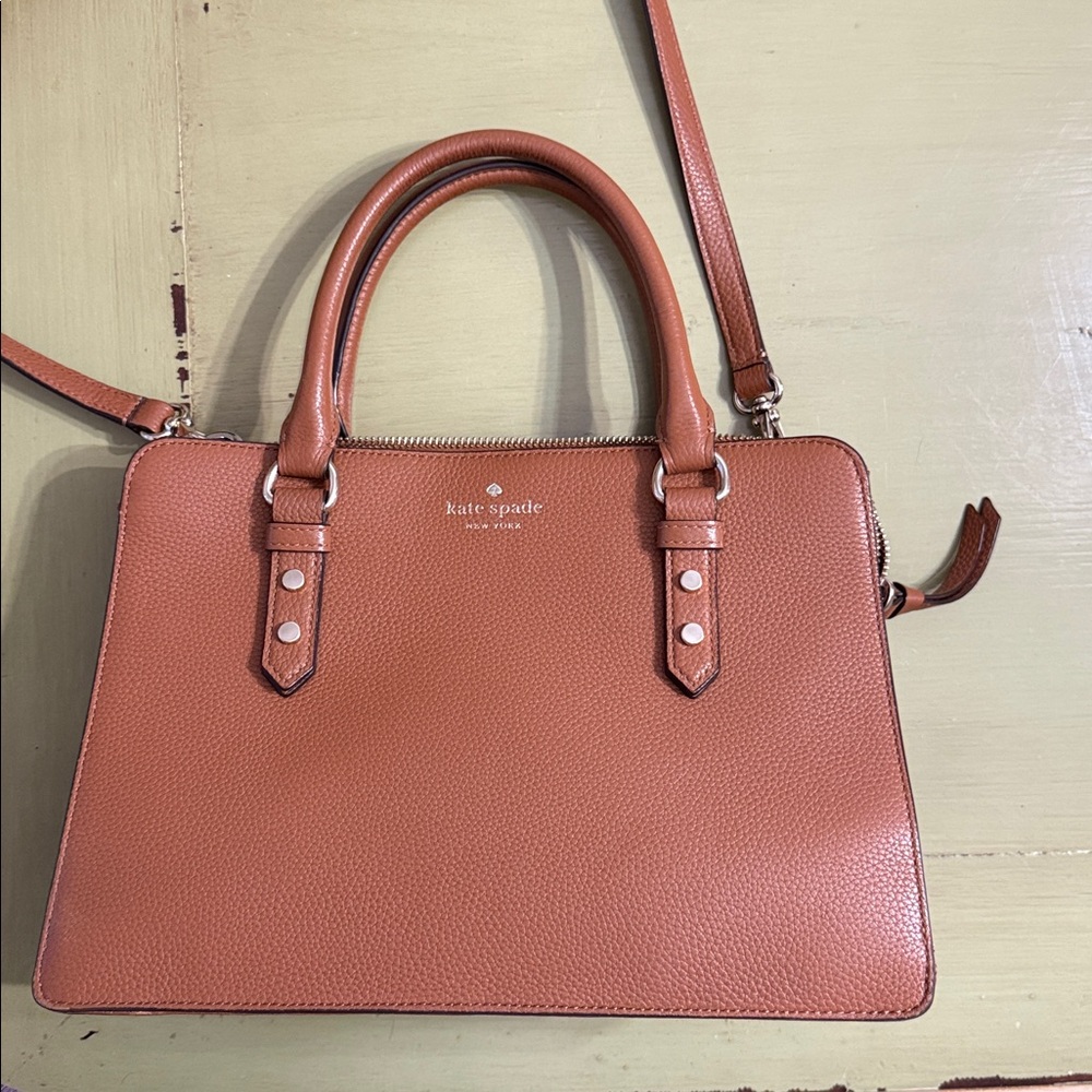 Kate Spade Tan Leather Satchel
